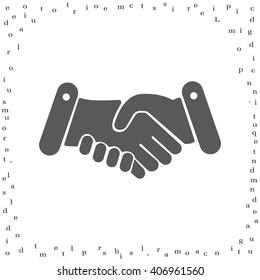 Handshake icon 