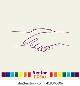 Handshake icon