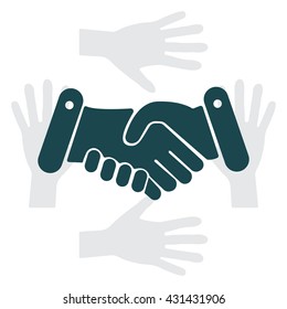 Handshake icon 
