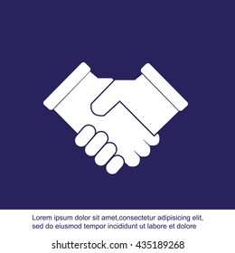 handshake icon
