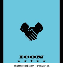 Handshake icon.