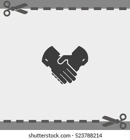 Handshake icon.