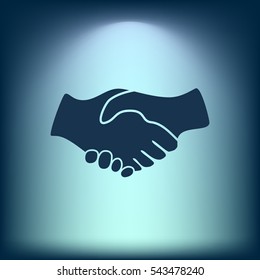 Handshake Icon Stock Vector (Royalty Free) 543478240 | Shutterstock