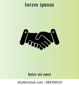 Handshake icon 