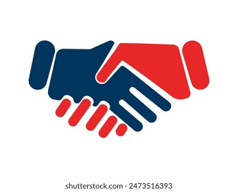 icono de apretón de manos. Concepto de Acuerdo. Vector 