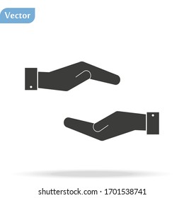 Handshake icon agreement sign vector symbol illustration