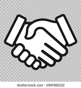 handshake icon. background for business and finance