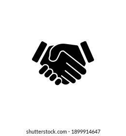Handshake icon. Business symbol, Partner, cooperation, deal. Design template vector