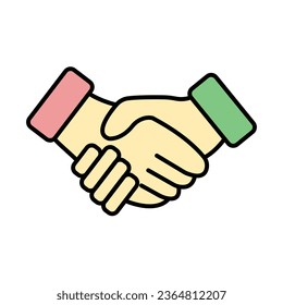 Handshake Icon Design For Personal And Comercial Use