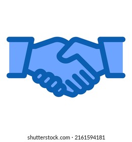 handshake icon design, vector illustration, best used for web app