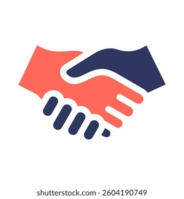 Handshake Icon Element for Design