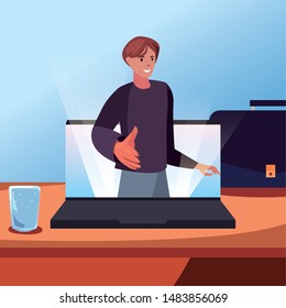 handshake icon flat design image