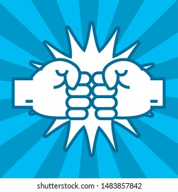 handshake icon flat design image