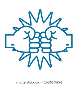 handshake icon flat design image