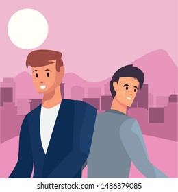 handshake icon flat design image