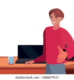 handshake icon flat design image