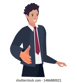 handshake icon flat design image