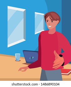 handshake icon flat design image