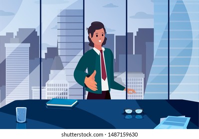 handshake icon flat design image