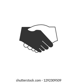 Handshake icon graphic design template vector isolated