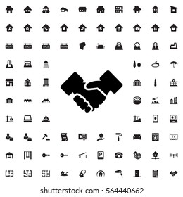 handshake icon illustration isolated vector sign symbol