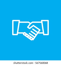handshake icon illustration isolated vector sign symbol