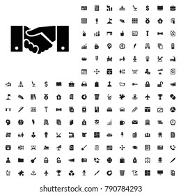 Handshake icon illustration isolated vector sign symbol. editable company icons vector set.