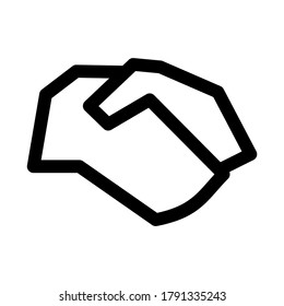 handshake icon or logo isolated sign symbol vector illustration - high quality black style vector icons
