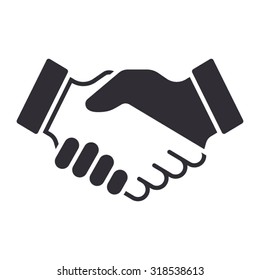 Handshake icon. Partnership and agreement symbol