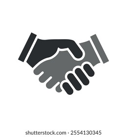 Handshake icon set. Vector illustration.