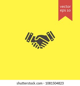 handshake. handshake icon. sign design. Vector EPS 10.
