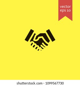 handshake. handshake icon. sign design. Vector EPS 10.