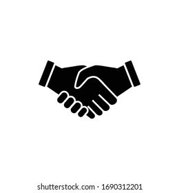 Handshake Icon, Handshake sign and symbol vector design