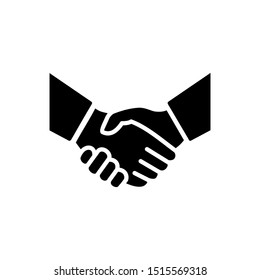 Handshake Icon Simple Vector Illustration Deal Stock Vector (Royalty ...