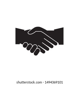 handshake icon symbol design vector