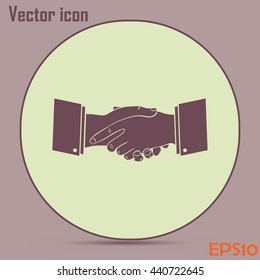 Handshake Icon Vector.