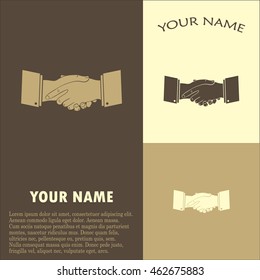 Handshake Icon Vector.