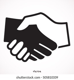Handshake Icon Vector.