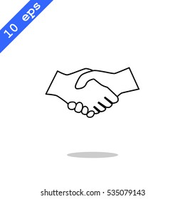  Handshake Icon Vector.