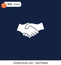  Handshake Icon Vector.