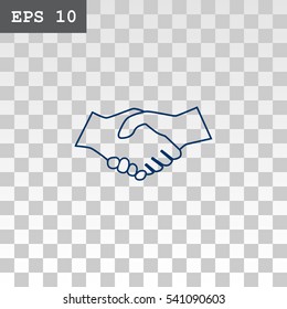  Handshake Icon Vector.