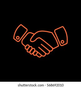  Handshake Icon Vector.