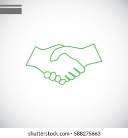  Handshake Icon Vector.