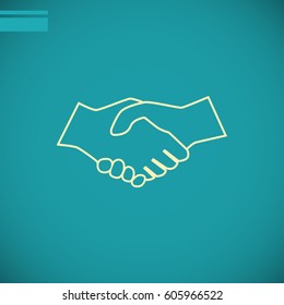  Handshake Icon Vector.