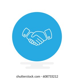  Handshake Icon Vector.
