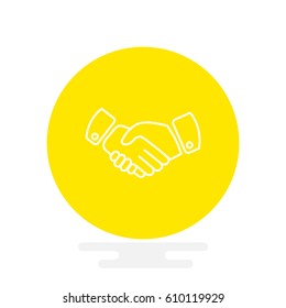  Handshake Icon Vector.