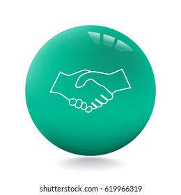  Handshake Icon Vector.