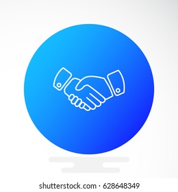  Handshake Icon Vector.