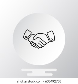  Handshake Icon Vector.