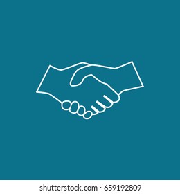  Handshake Icon Vector.